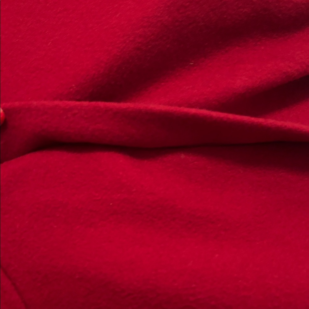 VTG Forecaster of Boston Red double-breasted 100% wool longline coat SZ 18 - Picture 12 of 12